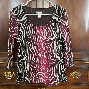 Chicos Size 1 Blouse